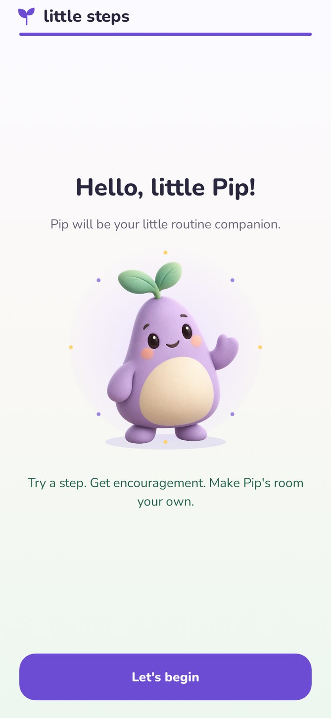 The same lavender Pip as the story videos.
